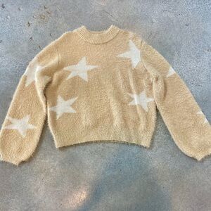 SugarLips Starry Eyed Eyelash Crewneck Sweater